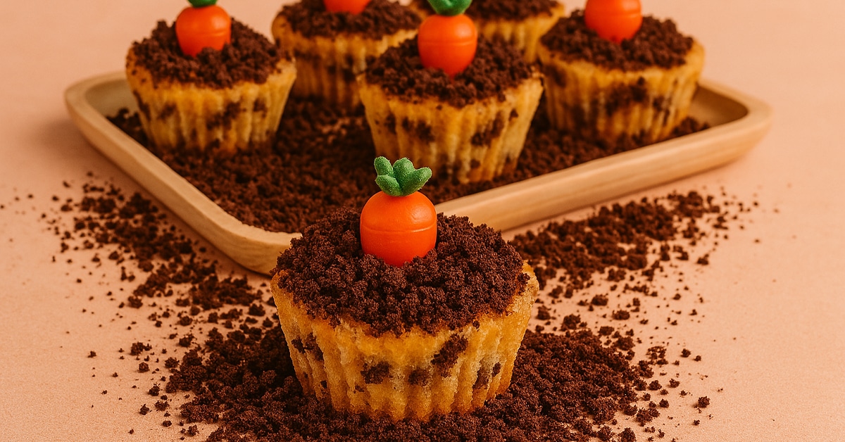 Cupcakes potager de Pâques