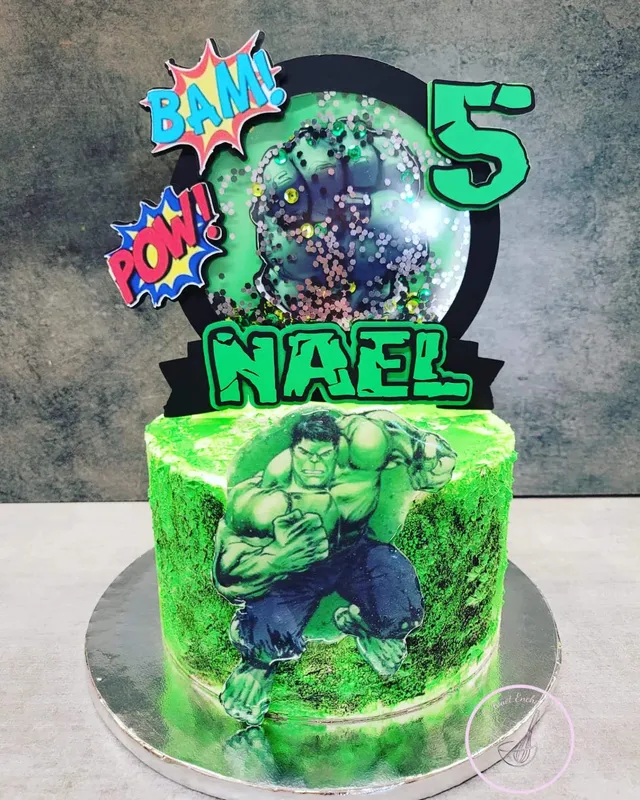 Gâteau Hulk