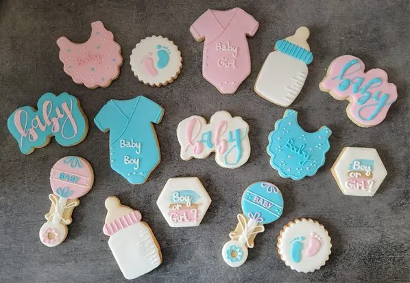 Sweet Table pour une gender reveal