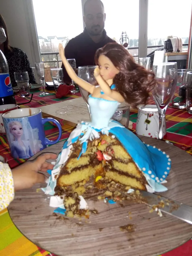 Gâteau reine des neiges