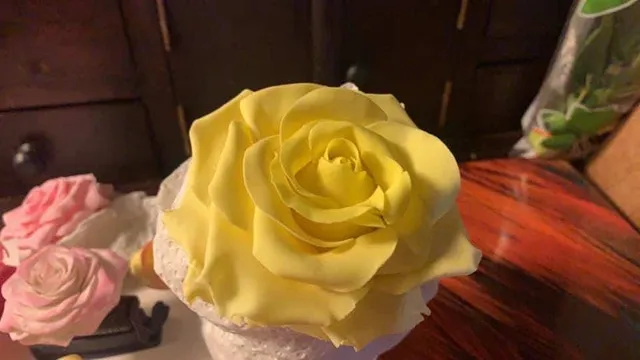 Roses en Pâte à sucre