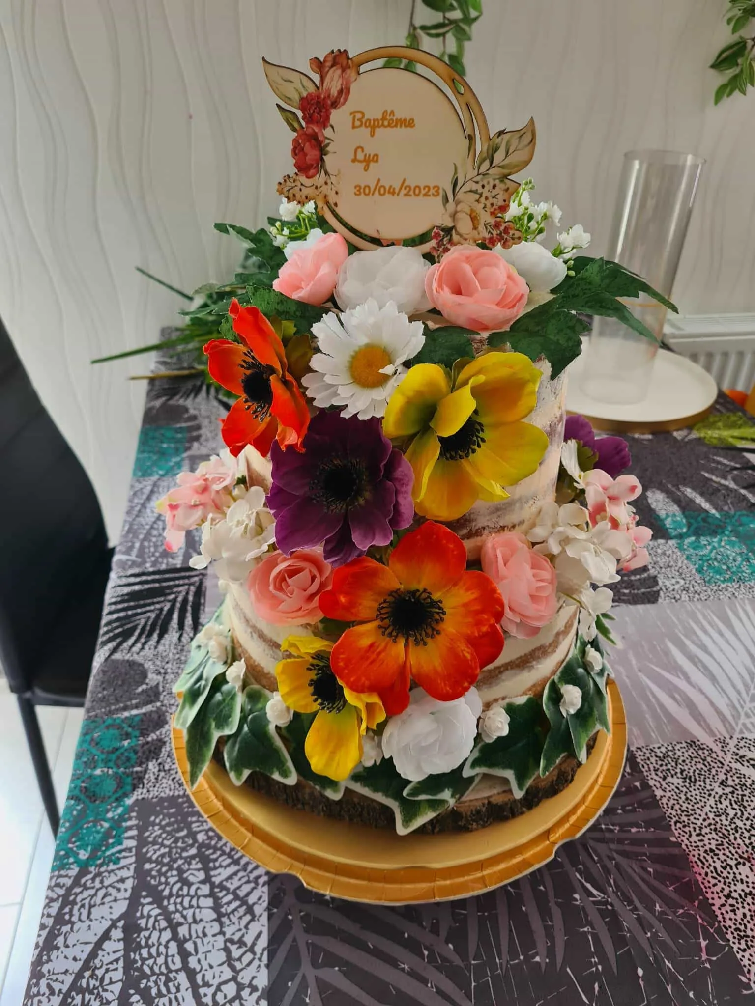 baptême de ma petite fille thème champêtre