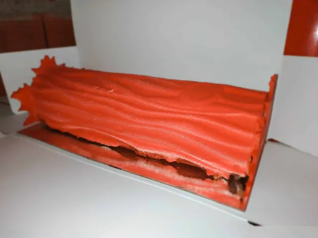 Bûche au sirop d'érable