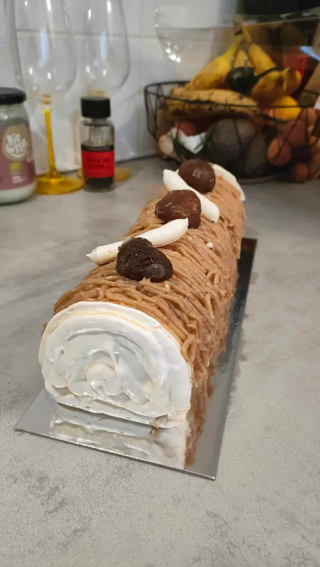 Bûche Mont Blanc