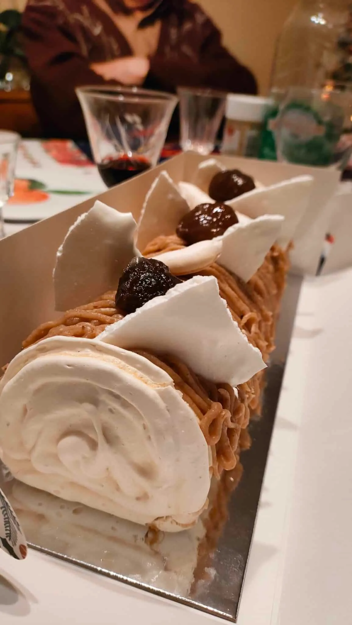 Bûche Mont Blanc