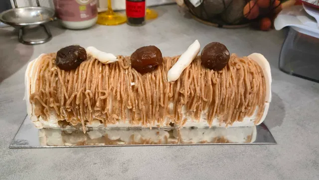 Bûche Mont Blanc