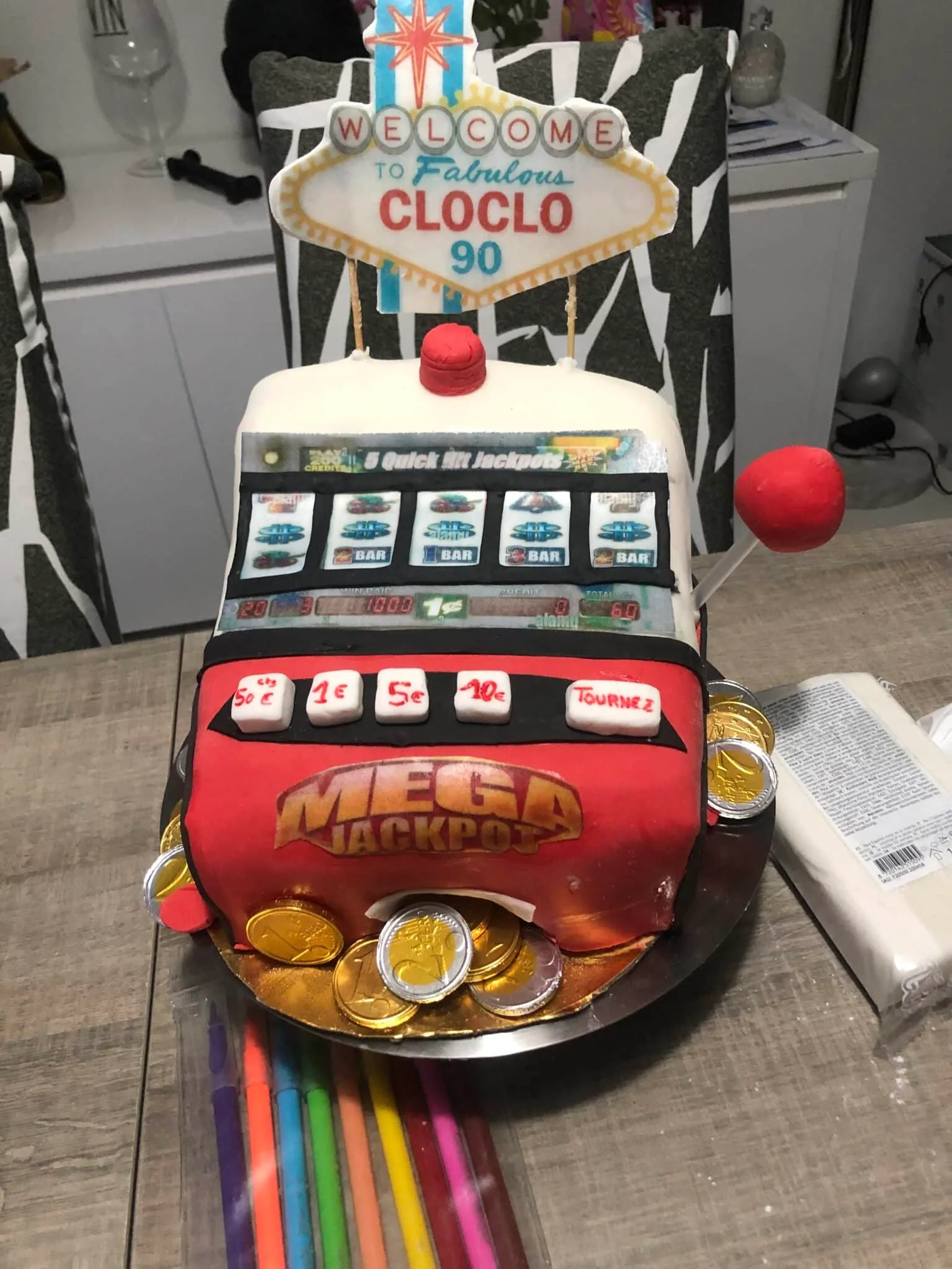 Cake design machine à sous
