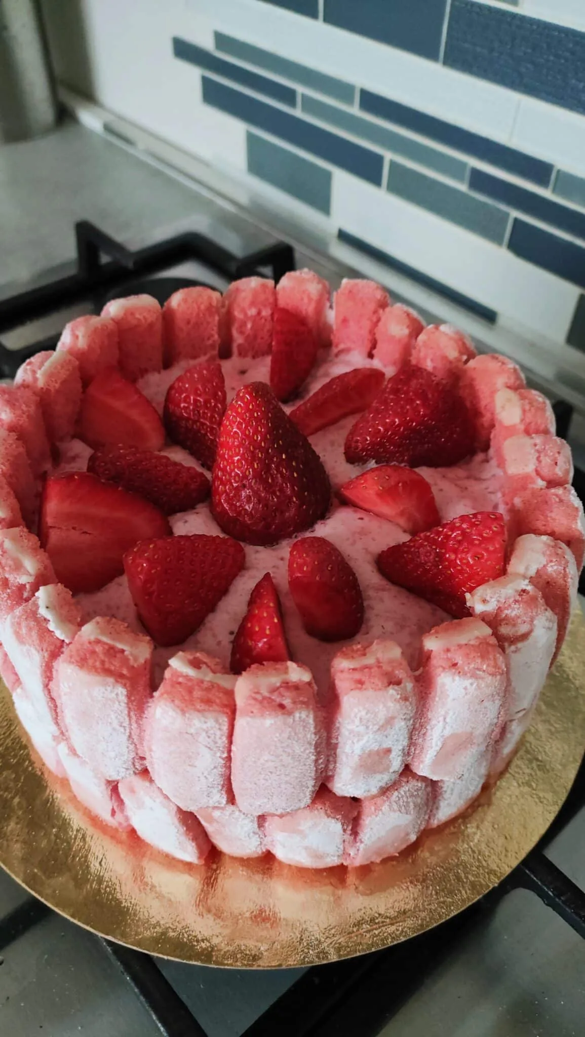 Charlotte aux fraises