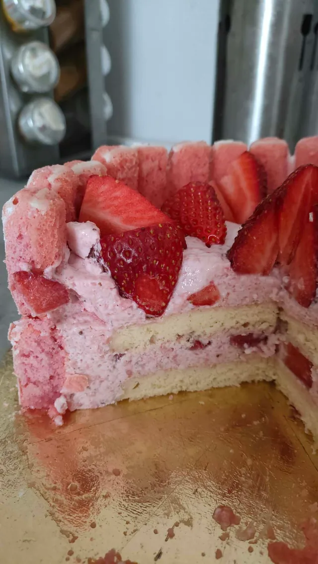 Charlotte aux fraises