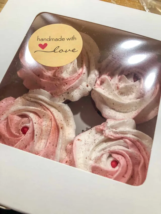 Cup cake Fraise