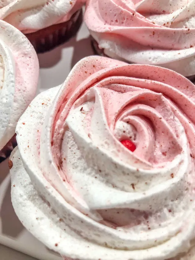 Cup cake Fraise