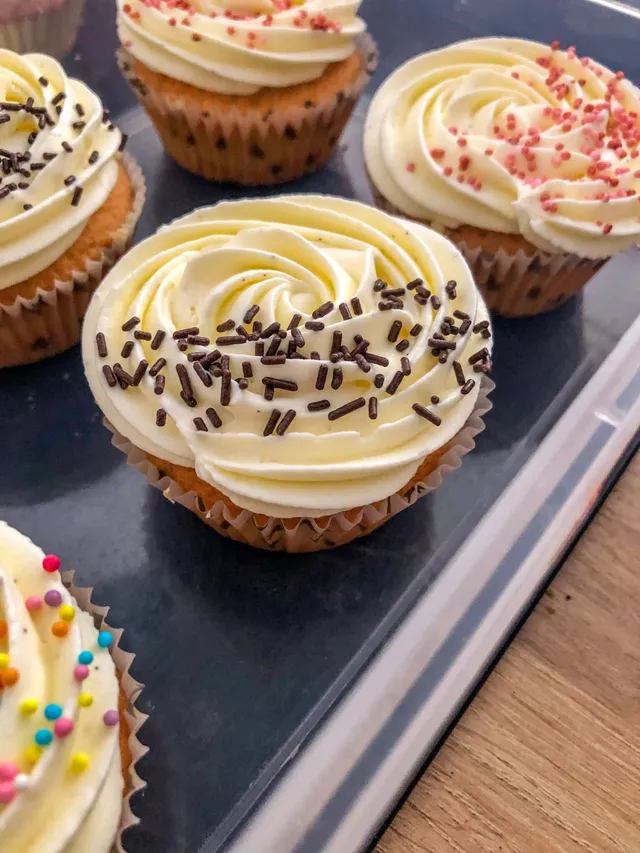 Cup cake tout vanille