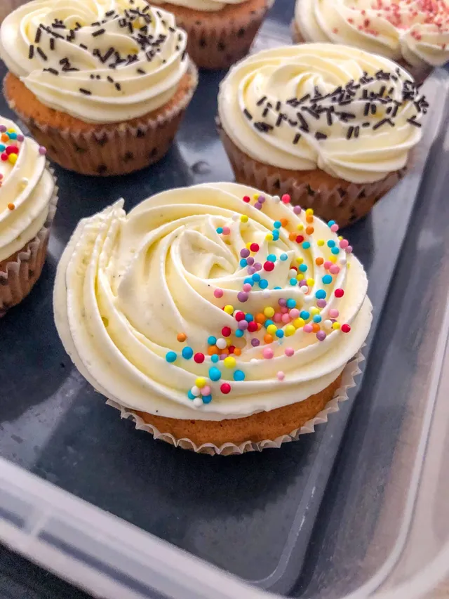 Cup cake tout vanille