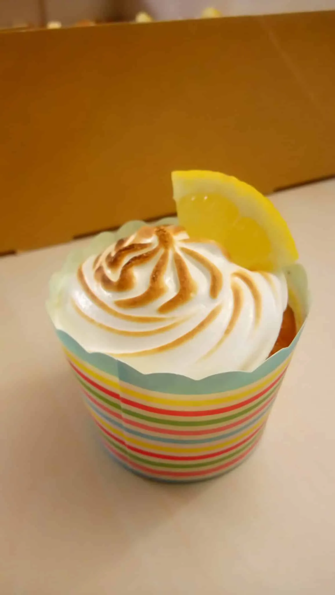 cupcake citron meringué