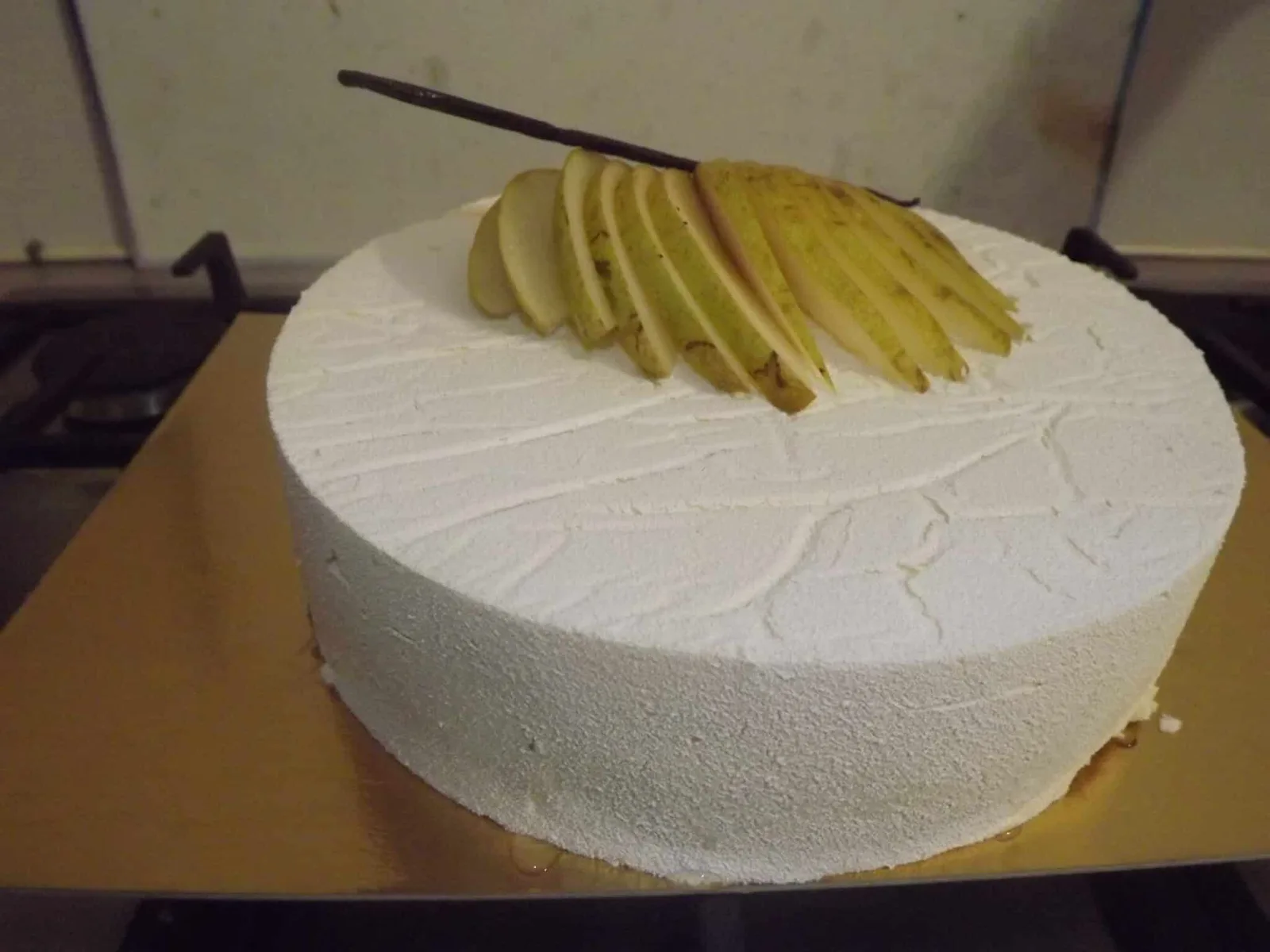 entremet poire vanille