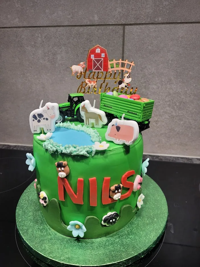 Gâteau les animaux de la ferme