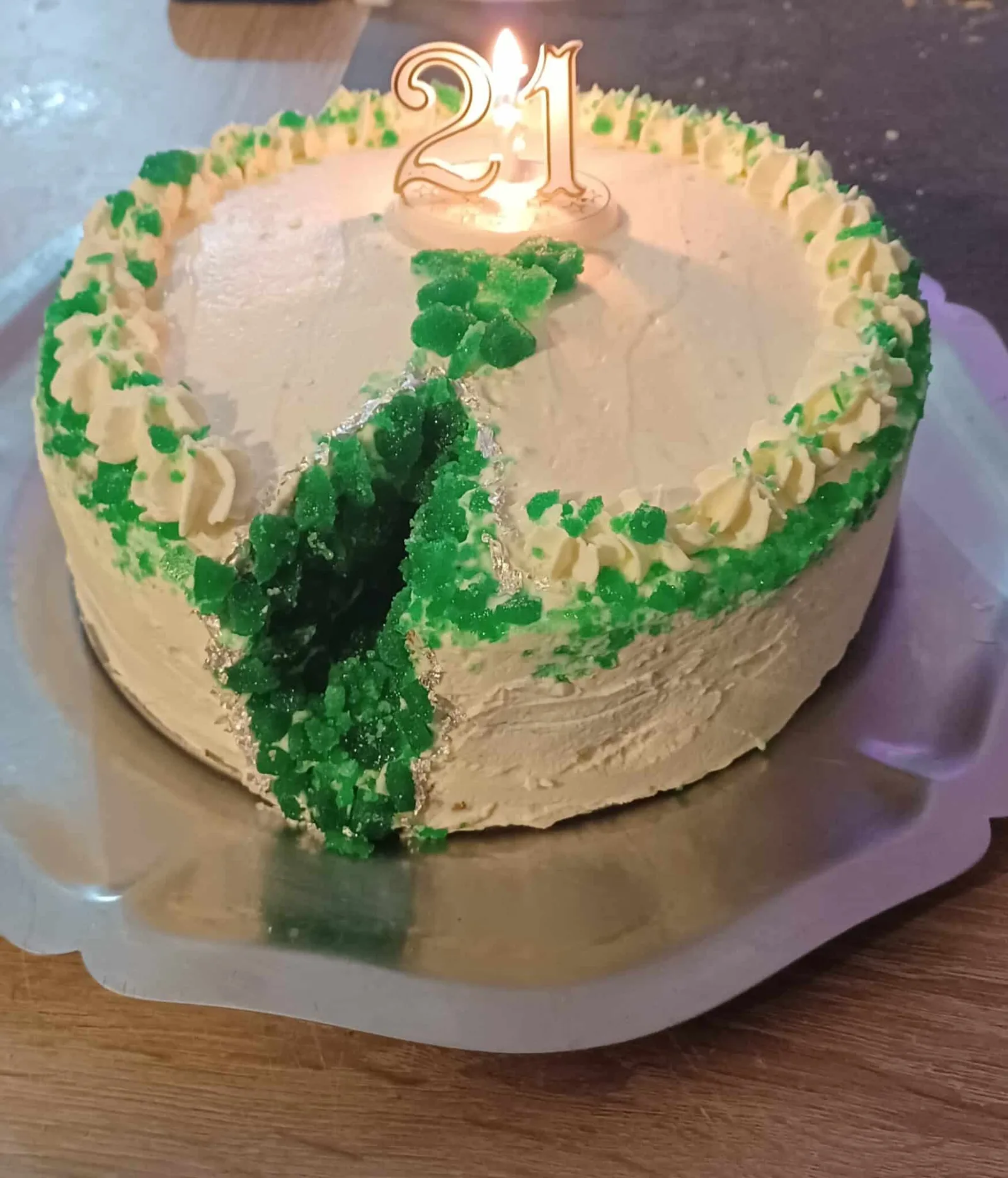 Géode cake