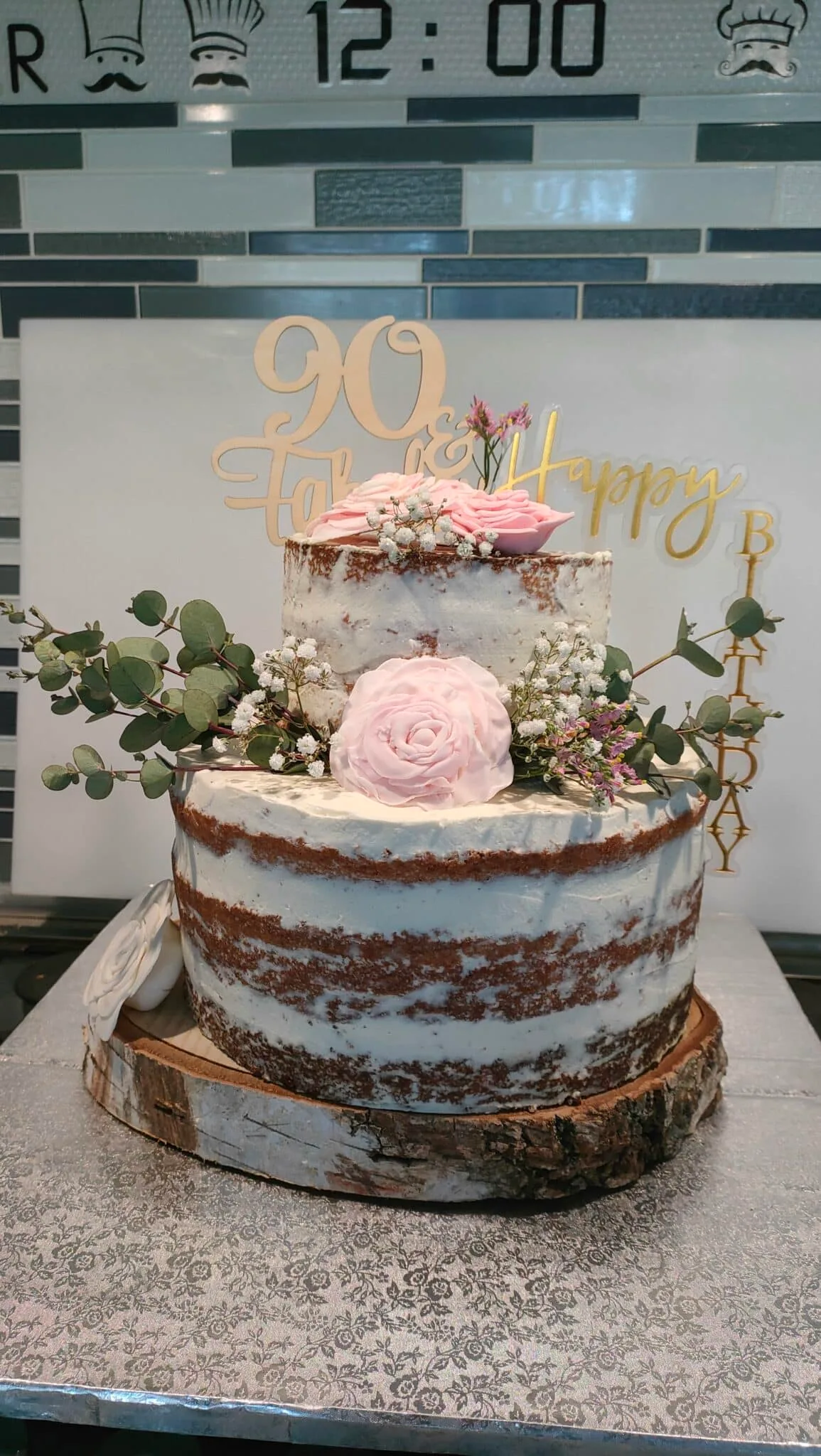 Naked cake fève tonka