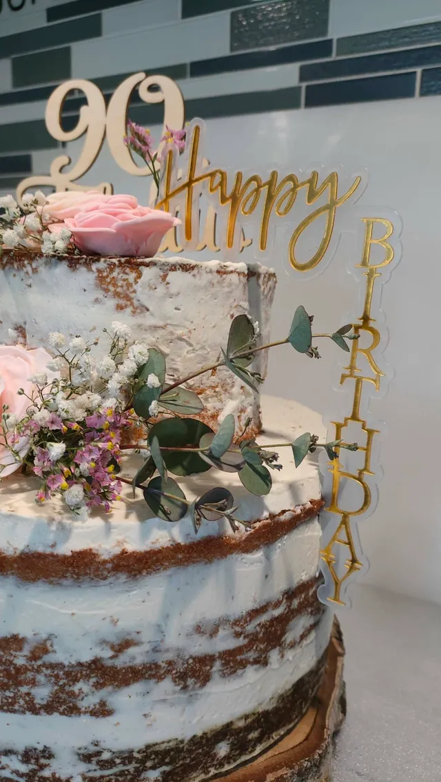 Naked cake fève tonka