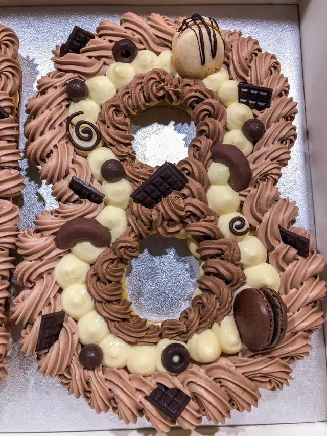 Number cake choco Nutella