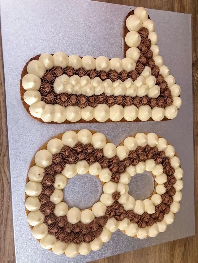 Number cake choco Nutella
