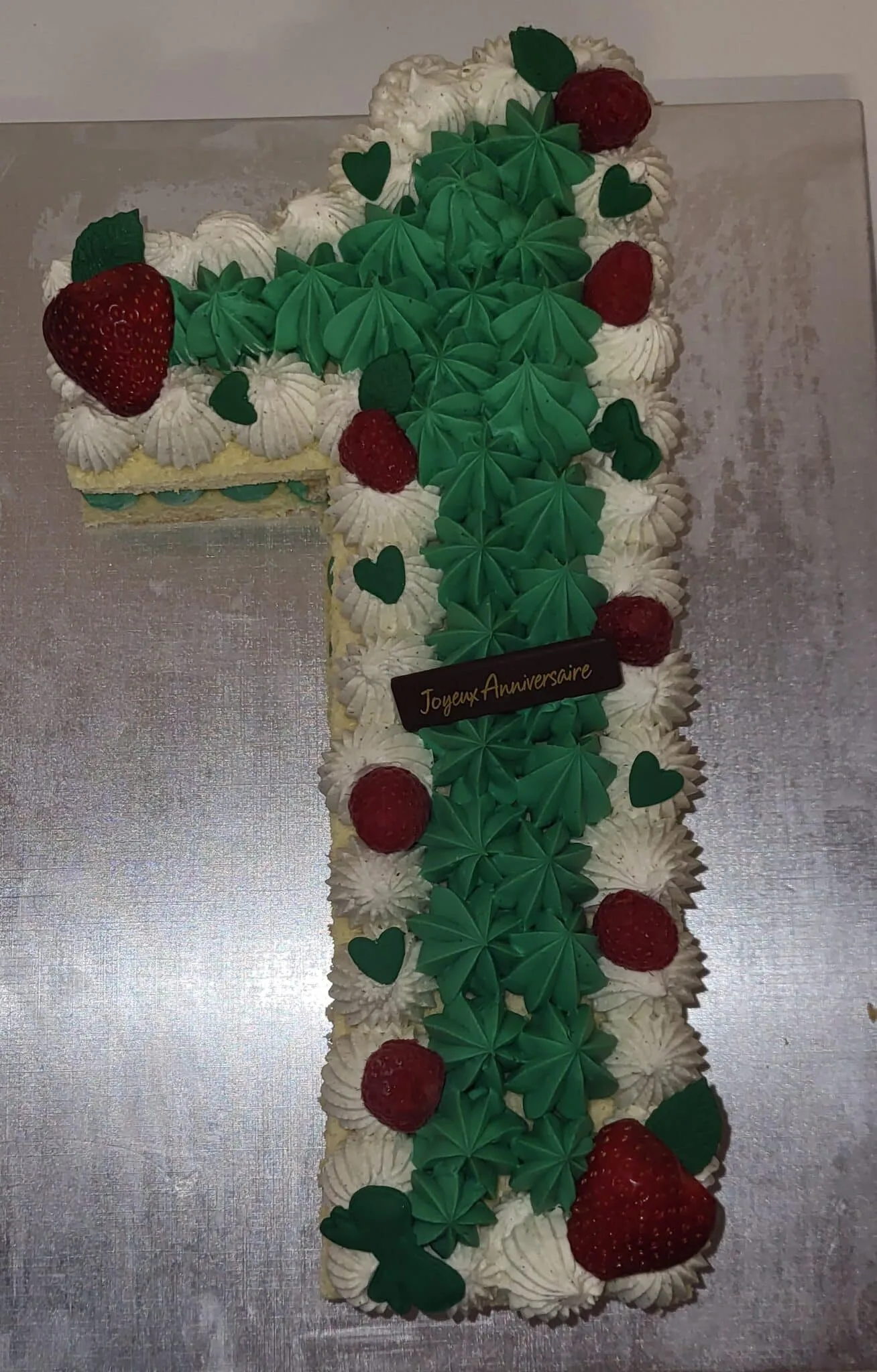 NUMBER CAKE THEME DRAPEAU ITALIEN