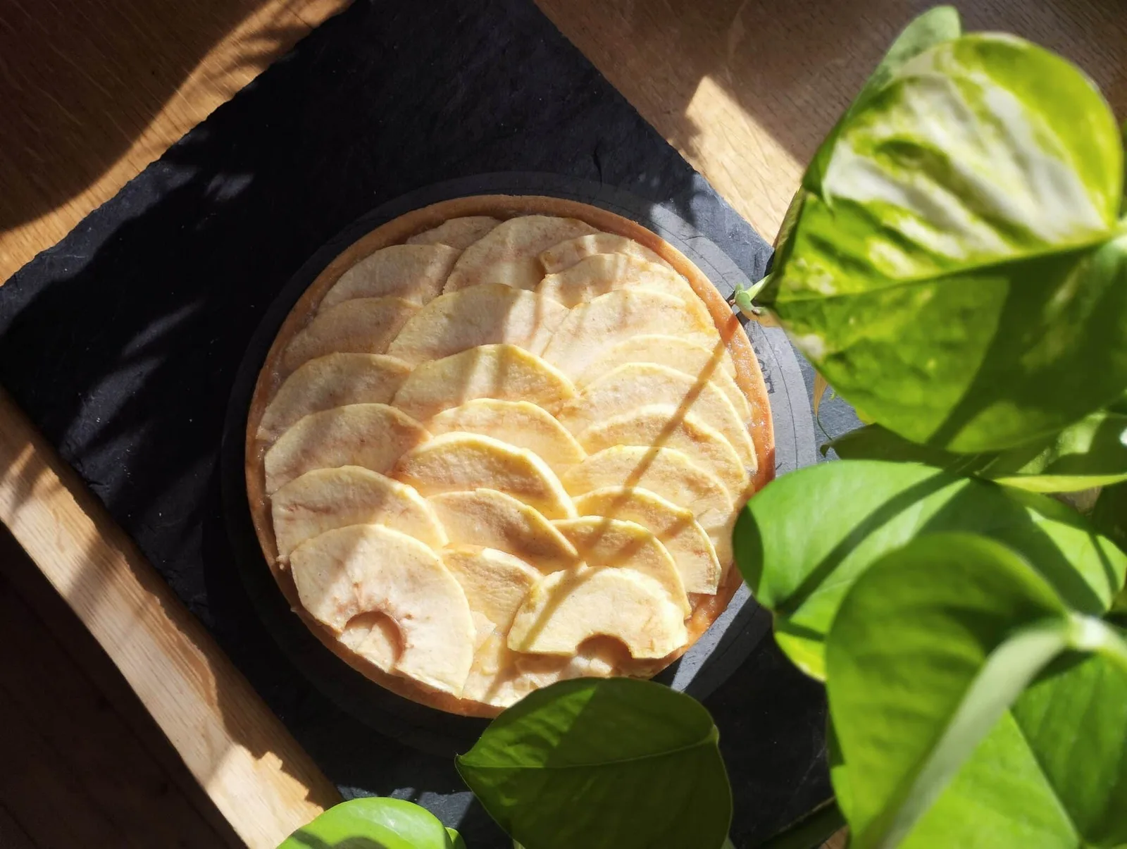 tarte aux pommes façon patisserie dayou