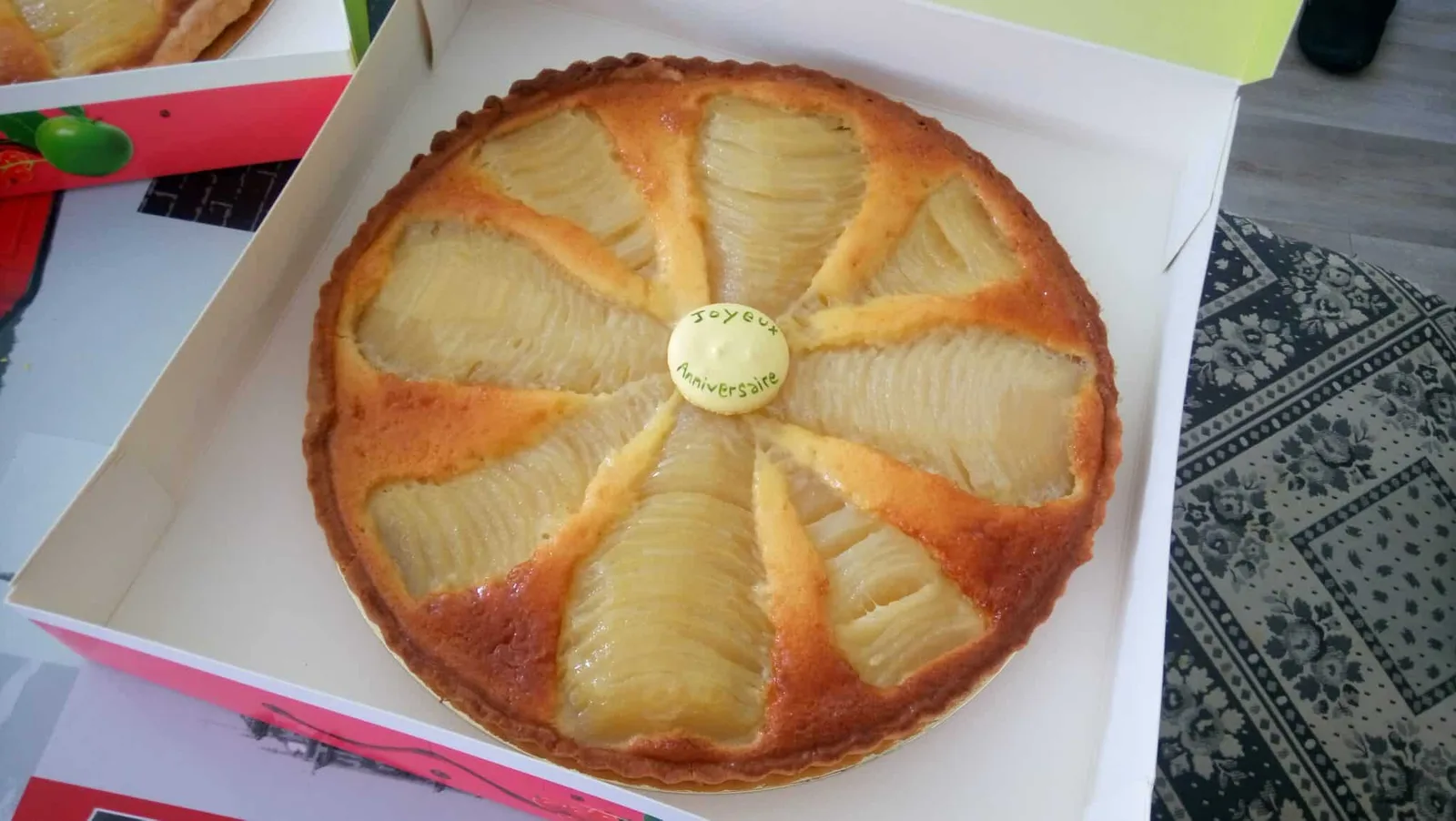 tarte poire amandine