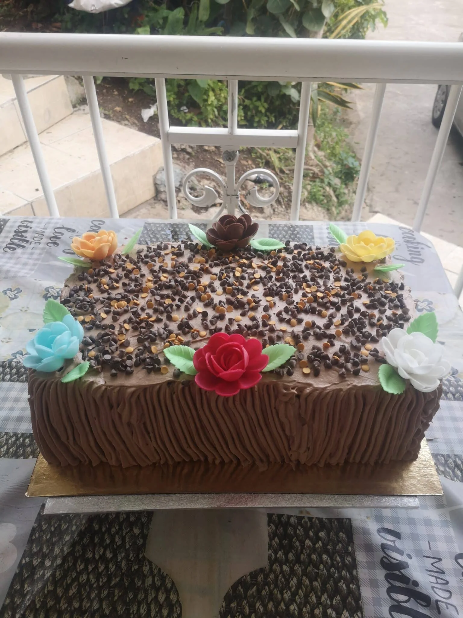 cake chocolat fruit frais