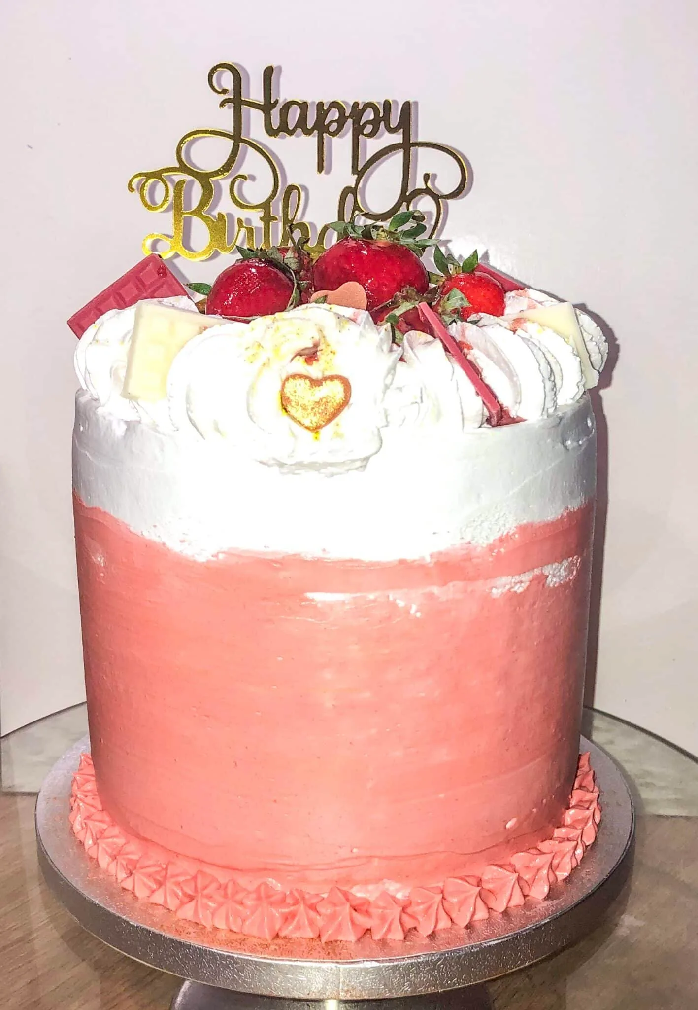 Cake design fraises 🍓
