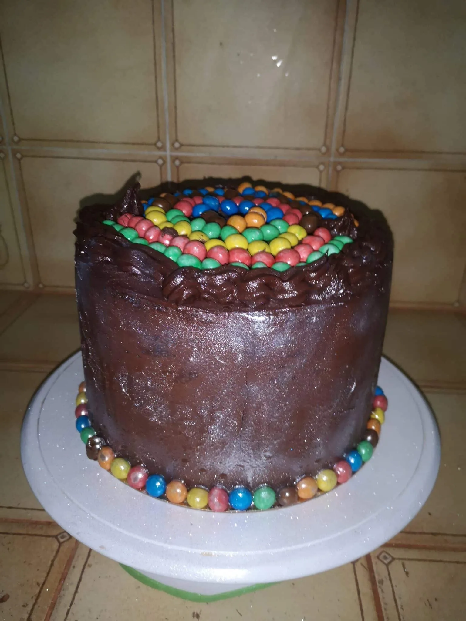 cake m&amp;m cryspies