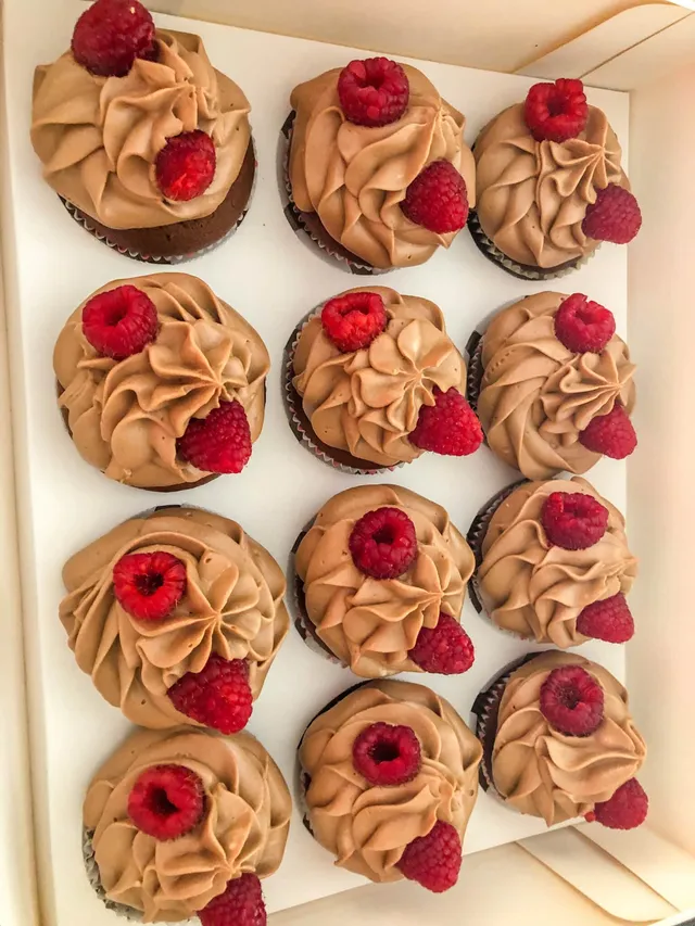 Cup cake Nutella framboise