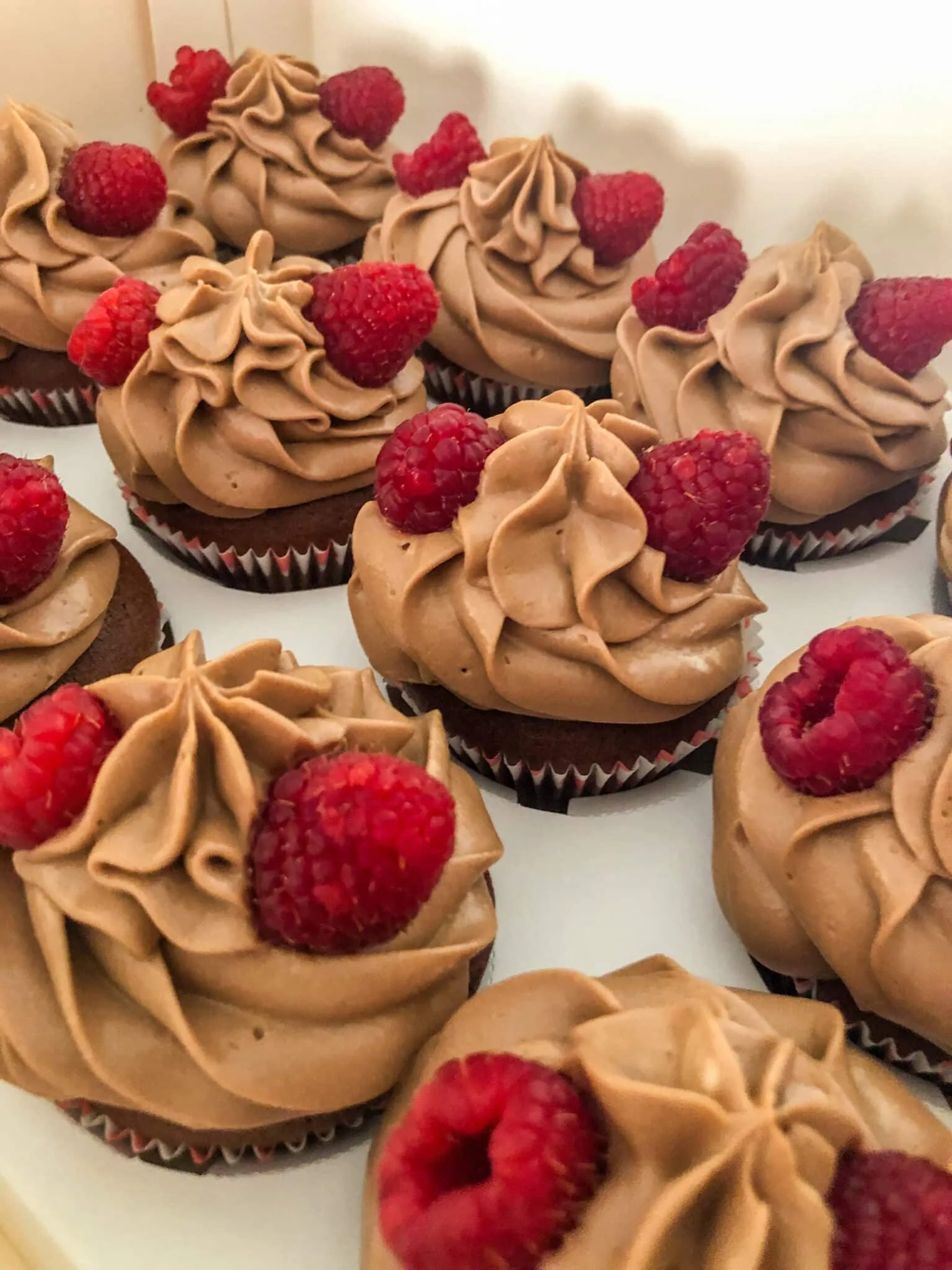 Cup cake Nutella framboise