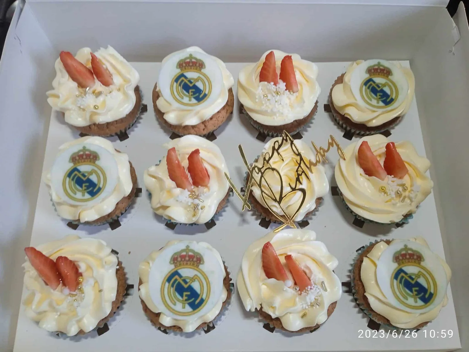 Cupcakes Real Madrid
