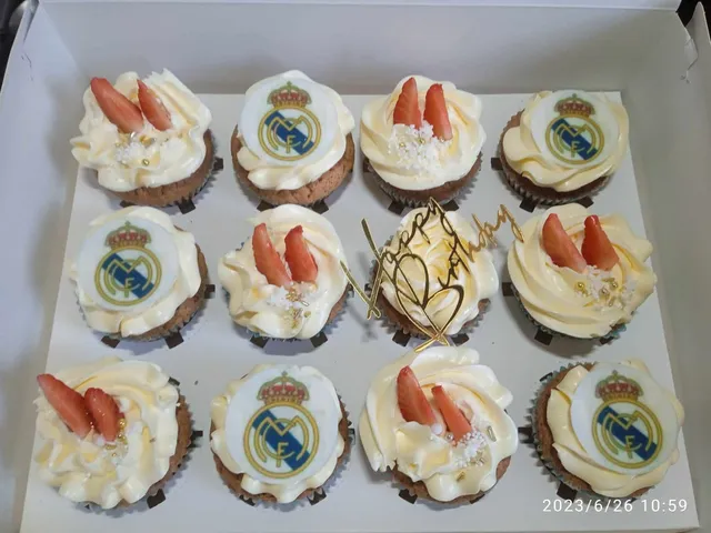 Cupcakes Real Madrid