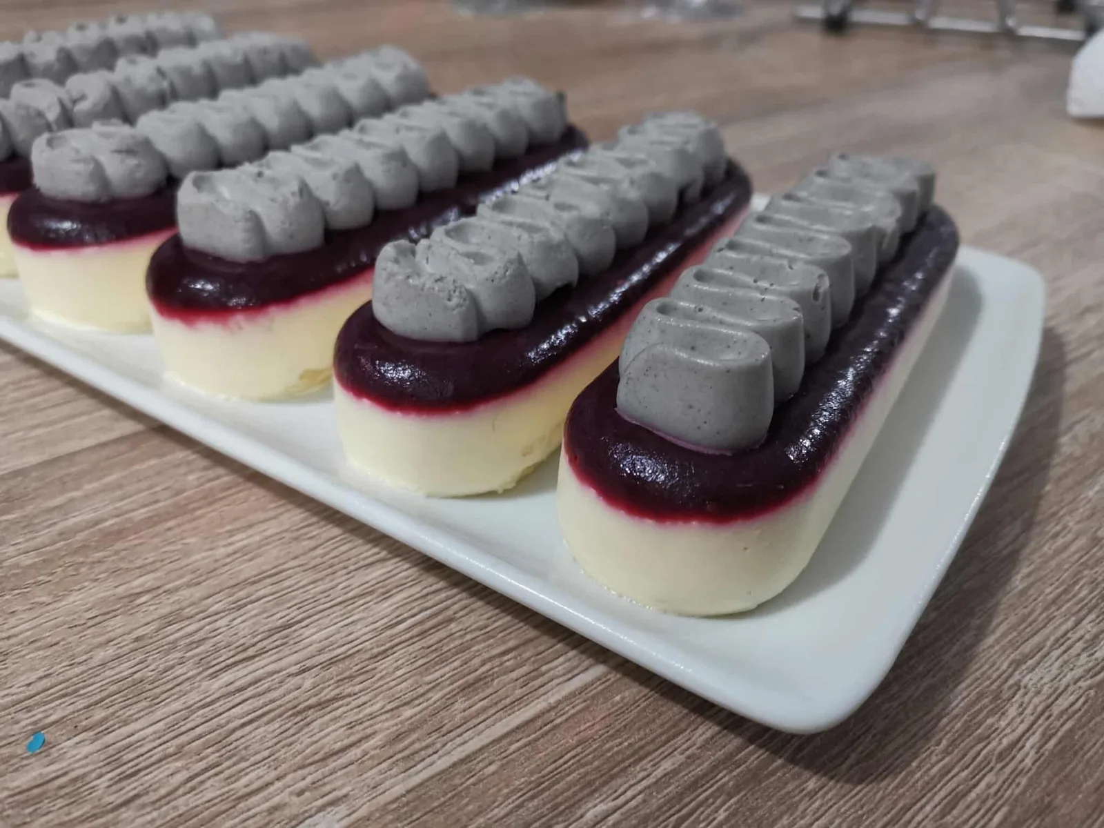 Entremet citron/framboise