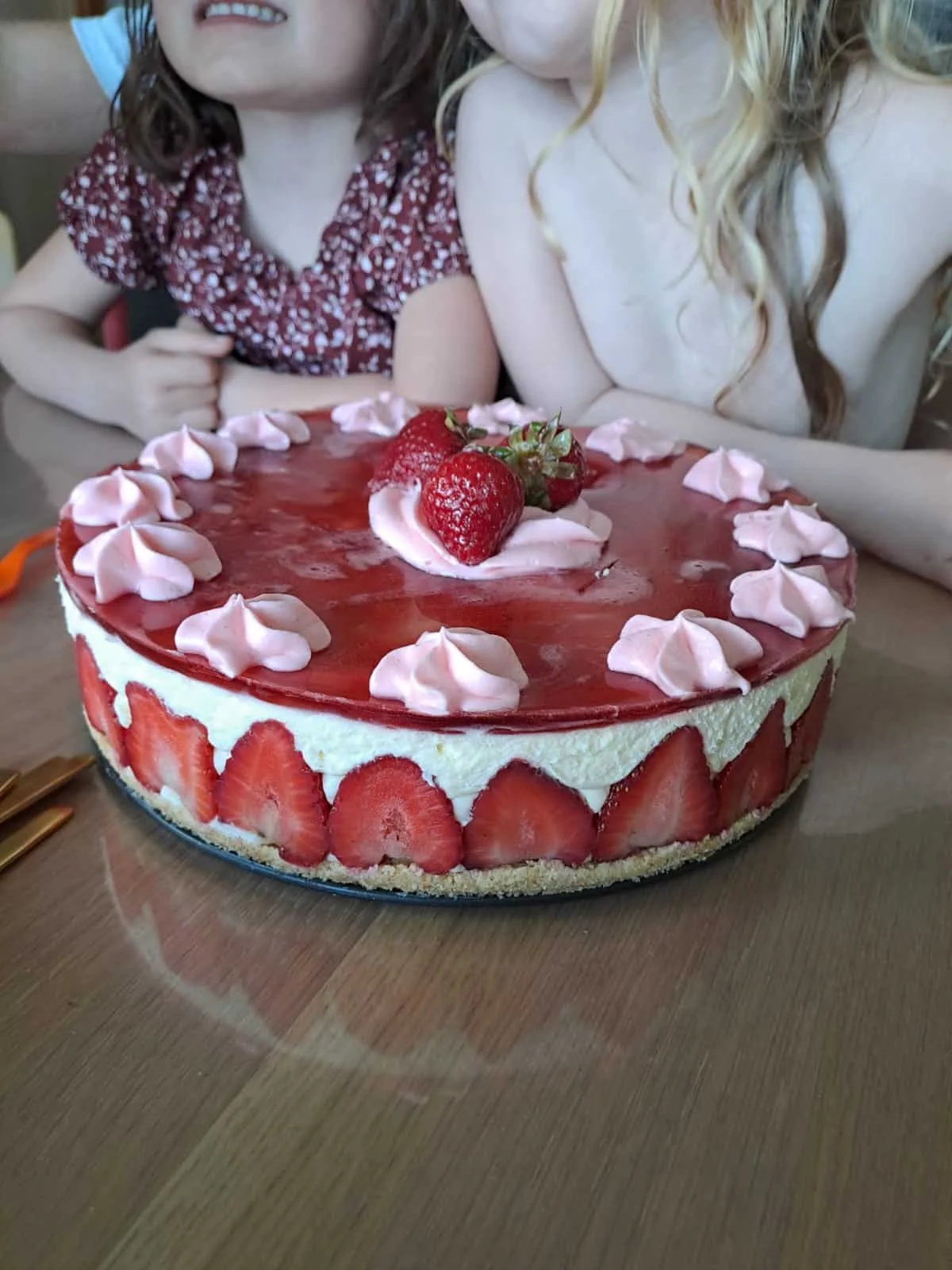 Fraisier de Jessica redécoré