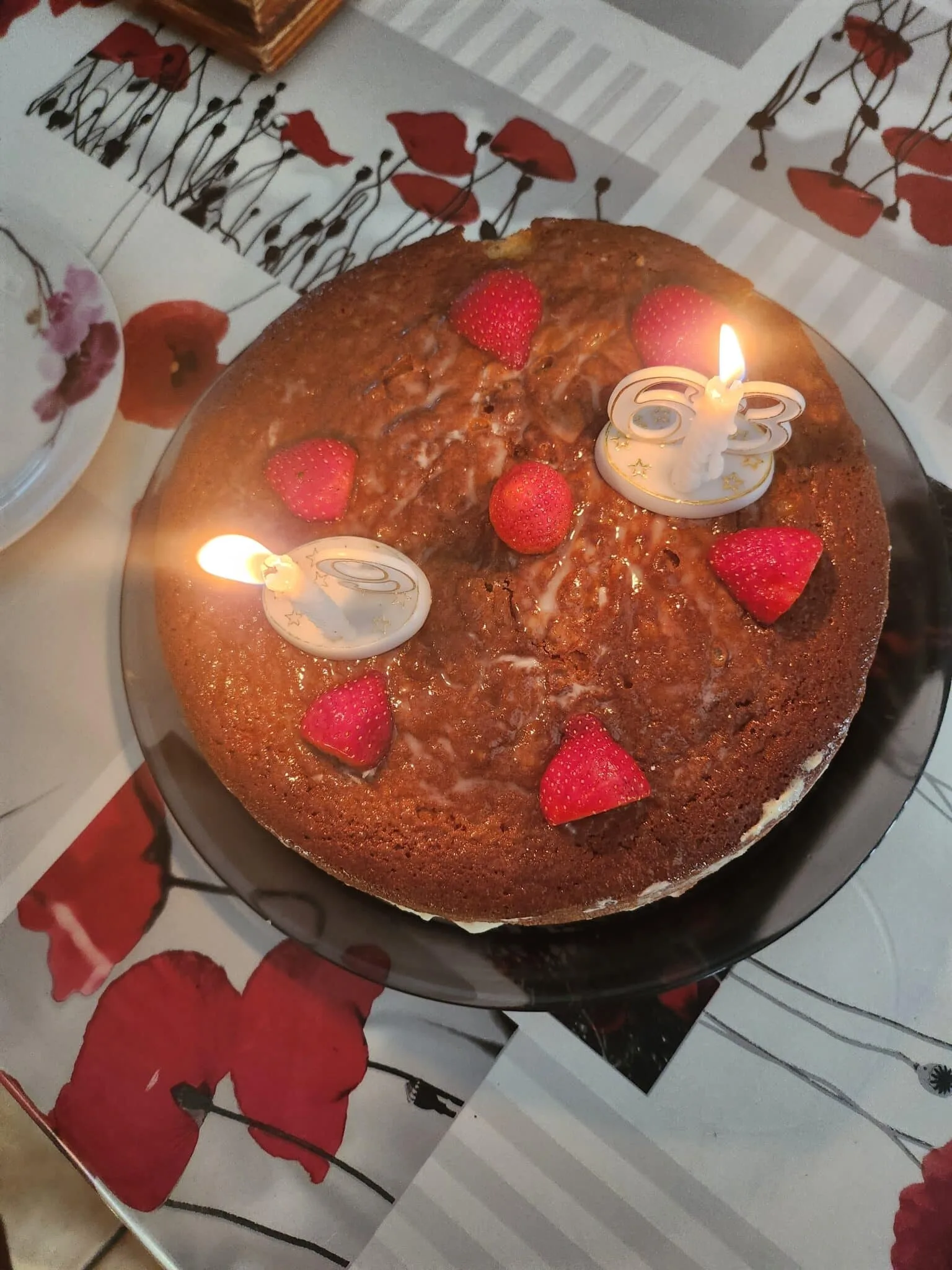 Gâteau à la crème fraîche fourrée au diplomate