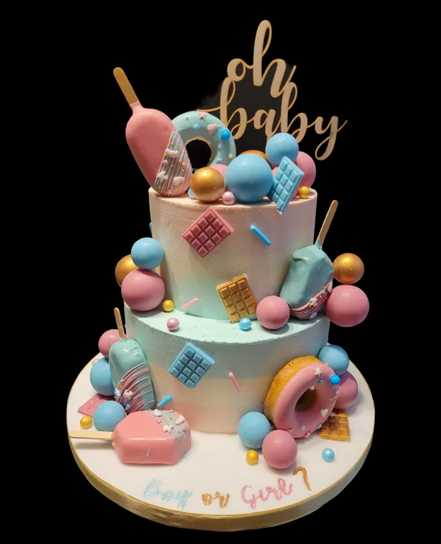 Gateau Gender Reveal