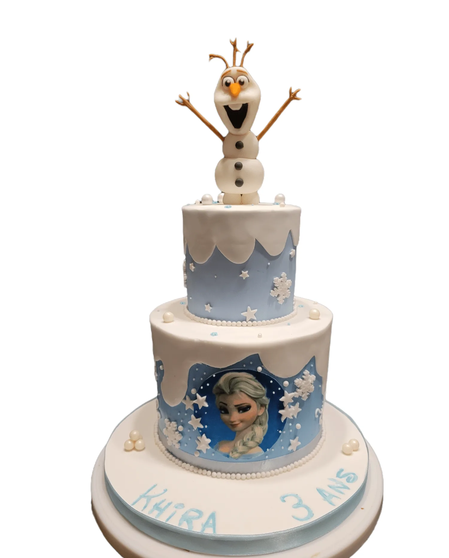 Gâteau Reine des neiges