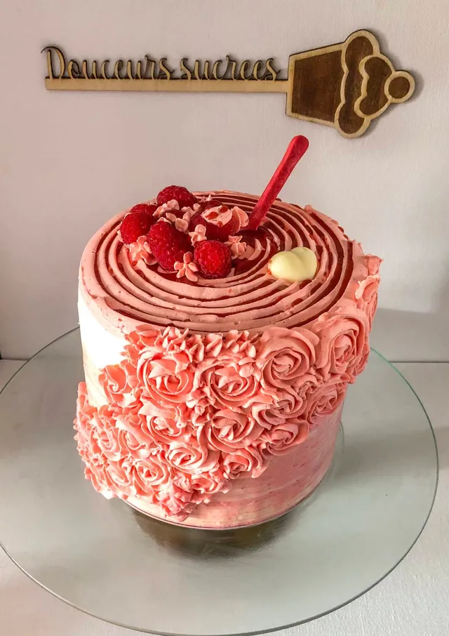Layer cake Chocolat Framboise