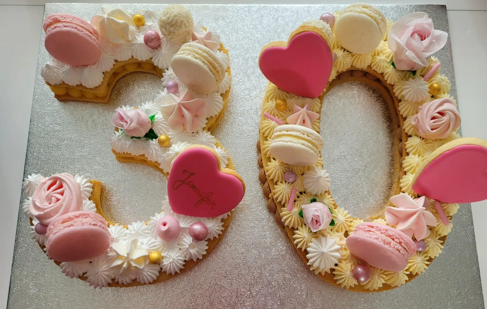 Number cake 30 ans femme