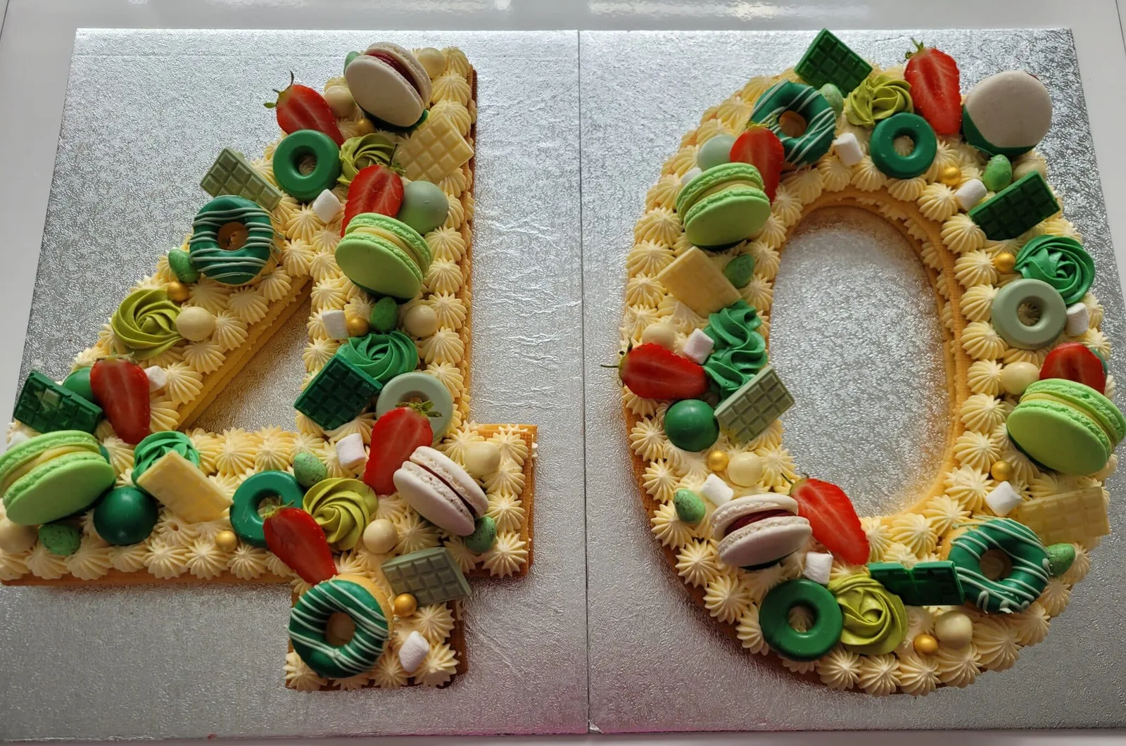 Number cake 40 ans homme
