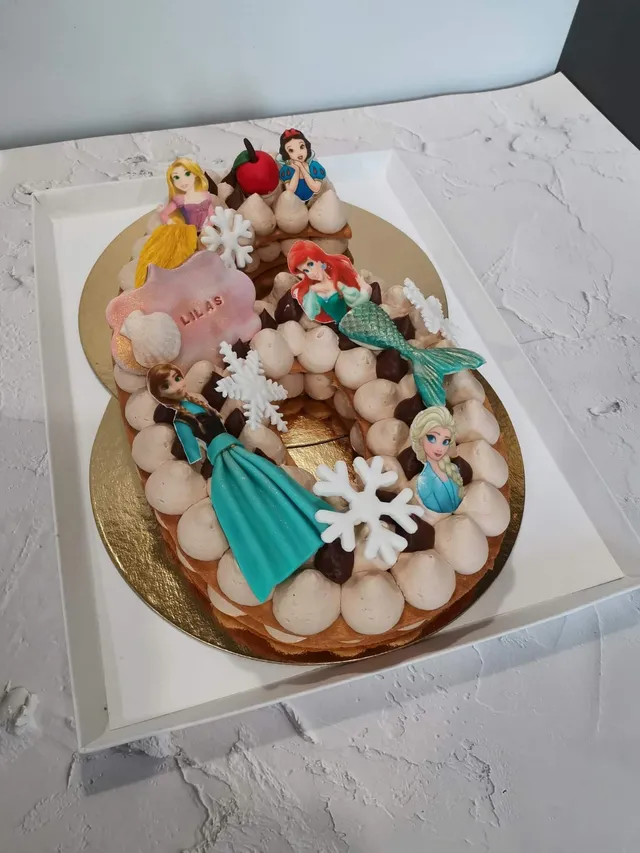 Number cake princesses
