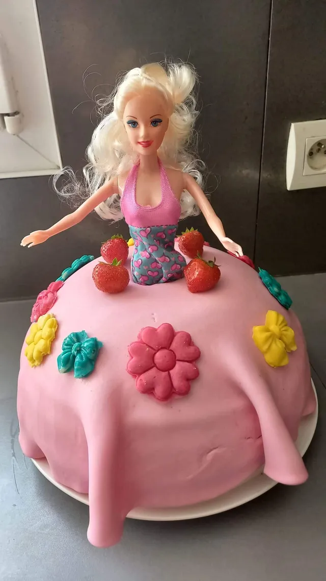Gâteau Barbie