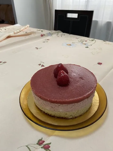 Mon entremets  Fraise