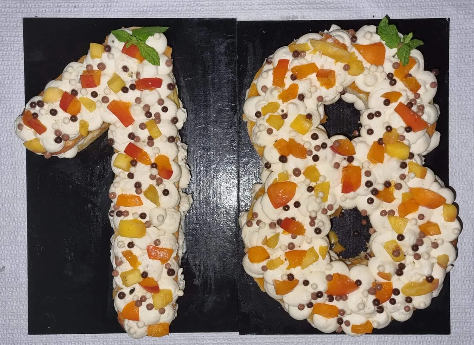 Number cake abricot vanille