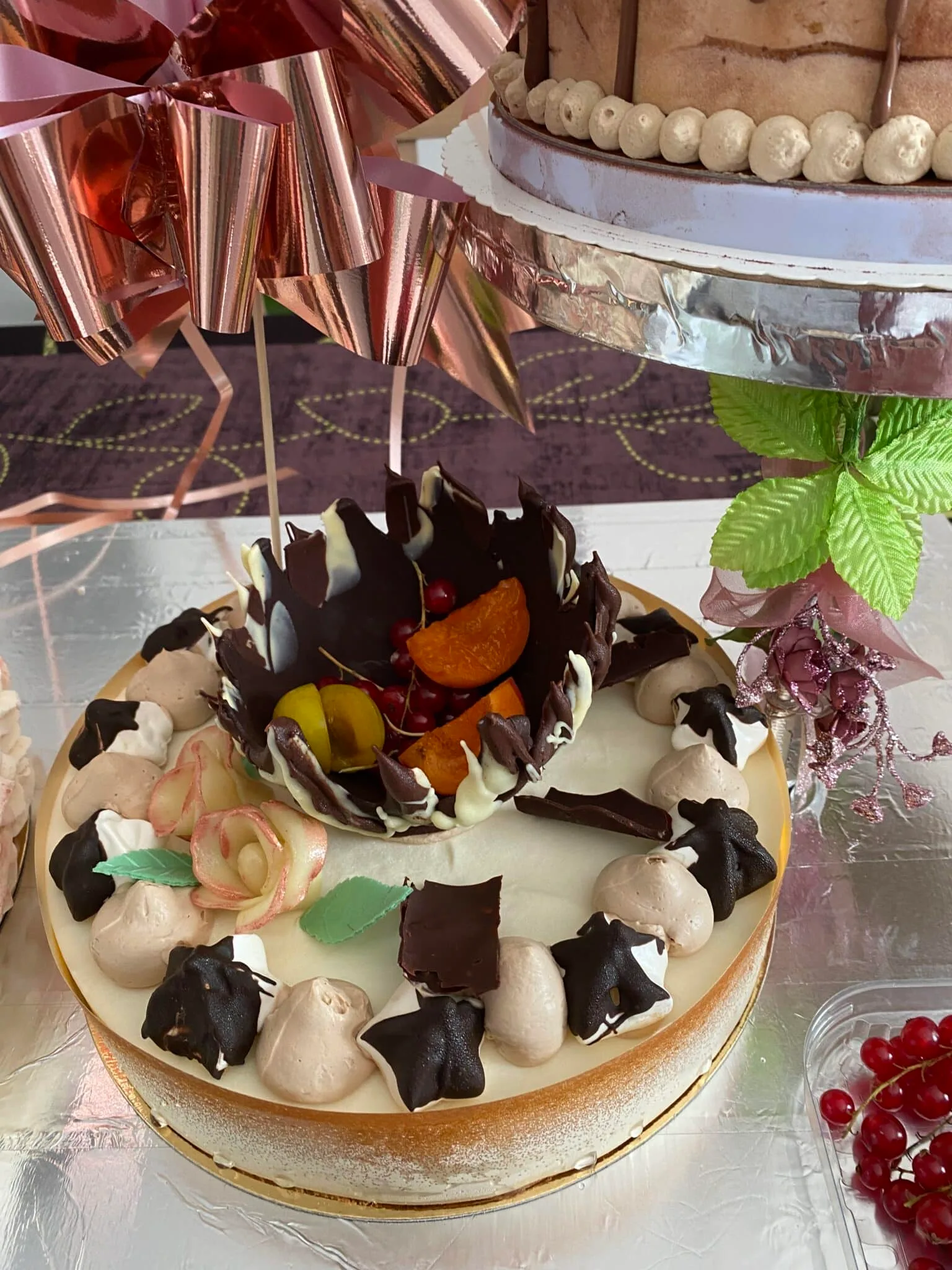 Bavarois et tiramisu