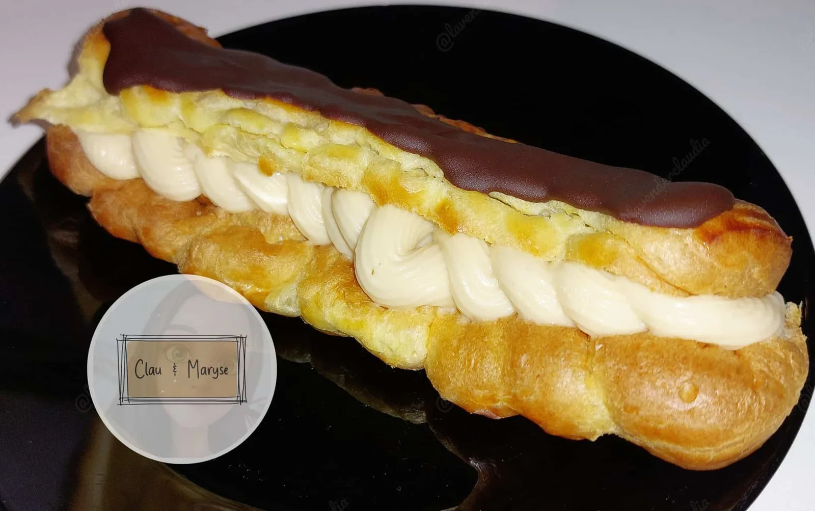 Eclairs au chocolat &amp; cpso vanille