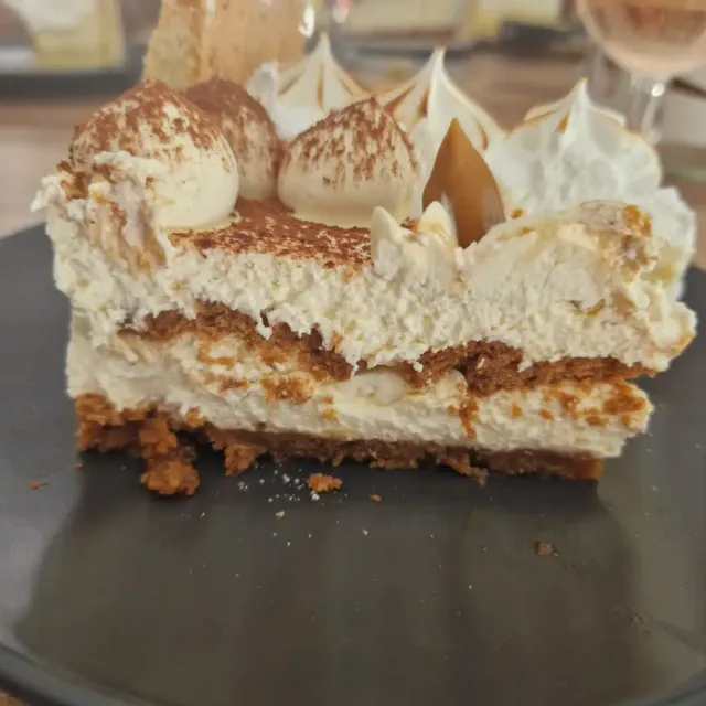 Entremet tiramisu speculoos café